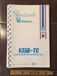 Beechcraft Bonanza V35B-TC Owner's Manual. Fixed Price $105.34.