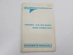 Grumman American AA-5A And Cheetah Owner's Manual. Fixed Price $16.00.