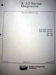 Bendix S-20 Magnetos Parts Manual S4L(R)N & S6L(R)N Series. Fixed Price $103.21.