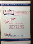 Cessna Owner's Manual TP206C Turbo Super Skylane 1968. Fixed Price $19.95.