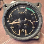 Vintage Manning Maxwell & Moore 3 Gauge 6546-12A. Fixed Price $159.61.