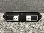 MD41-1468A Mid-continent Gps Annunciator Control Display (28V No Connector). Fixed Price $112.00.