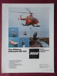9/1983 Pub Mbb Bo 105 Offshore Oil North Scottish Helicopter Original Ad. Fixed Price $11.63.