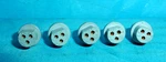 5 Litton SM-3S 3-PIN Transistor Sockets Gold Plated Pins Nos. Fixed Price $14.95.