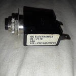 Circuiit Breaker Gc Electronics 35-2110 Amp 125-250 Vac 32 Vdc. Fixed Price $10.00.