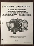 Lycoming O-235-C, & O-290-D2 Series Parts Manual. Fixed Price $91.18.