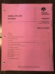 Collins 90, CTL-20, CTL-30R, CTL-60 Controls Install Manual CTL-X0. Fixed Price $126.29.