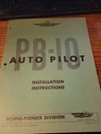 Bendix Eclipse -power Autopilot Install Manual, PB-10. Fixed Price $55.00.