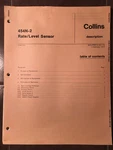 Collins 454N-2 Rate/level Sensor Service Manual. Fixed Price $139.61.