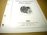 Bendix Scintilla S6N-31 Magneto Service Instructions. Fixed Price $103.27.