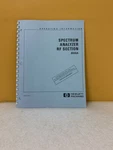 Hp 8555A Spectrum Analyzer Rf Section Operation Information. Fixed Price $49.99.