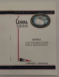Cessna 1966 Model 320D Skyknight Owner's Manual-reproduction. Fixed Price $11.50.
