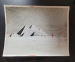 1950 Giza Pyramids Egypt Necropolis Vintage 8X10 Photo Hamilton Wright Press Pic. Fixed Price $225.00.