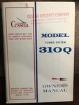 Cessna Owner's Manual Turbo-system Serial T310Q0001 Thru 599. Fixed Price $19.95.