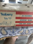 Teaberry 23 Channel Citizens Band Cb Two Way Radio Telephone Mic Rare Nos. Fixed Price $224.98.