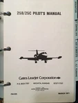 Gates Lear Jet 25B And 25C Pilot's Manual. Fixed Price $137.07.