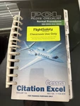 Cessna Citation Excel 560XL Pilot's Normal Procedures Checklist. Fixed Price $55.22.
