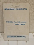 Vintage Grumman American AA-5B Tiger Owner S Manual Pilot Handbook Aviation. Fixed Price $20.00.