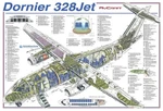 Dornier 328 Jet Cutaway Poster 24IN X 36IN. Fixed Price $55.00.