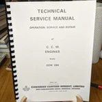 Canadian Curtiss Wright (ccw) 290 Snowmobile Engine Service Repair Parts Manual. Fixed Price $34.00.