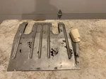 Beechcraft 95-B55 T42A Baron Pilot Side Left Rudder Shield Floor Board. Fixed Price $74.70.