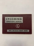 Lycoming Model IGSO-540-B1A Aircraft Engines Operator's Manual Original. Fixed Price $13.80.