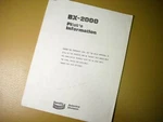 Bendix BX-2000 Pilot's Information Manual. Fixed Price $38.57.
