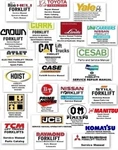Forklift 25 Brands-service Manual-parts Manual-operators. Fixed Price $380.00.