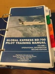 Global Express DB-700 Pilot Training Manual, Vol. 1 Operational Info.. Fixed Price $227.64.