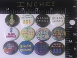 Glass Animals 12 Set Button Inch Psychedelic Pop Rock British Band Mu. Fixed Price $12.49.