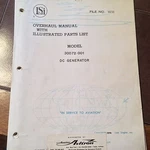 Lsi Lear Siegler Dc Generator 30072-001 Overhaul & Parts Manual. Fixed Price $140.14.