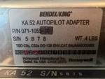 Bendix/king Ka 52 Autopilot Adapter P/n: 071-1055-00, New Old Stock Mods 1, 3. Fixed Price $68.00.