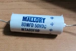 Mallory MTA80F50 Mf 50VDC Capacitors Nos Radio, Amp Repair, Pedal Diy,vintage. Fixed Price $5.49.