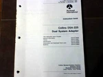 Collins DSA-220 Dual System Adapter Service Manual. Fixed Price $131.87.