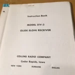 Collins 51V-2 Glideslope Install, Service & Parts Manual. Fixed Price $58.95.