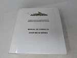 Aeropostal MD-80 Aircraft Manual Binder Spanish Mcdonnell Douglas (E9). Fixed Price $29.99.