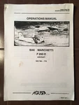 Agusta Siai Marchetti F260D-O540 Aircraft Operations Manual. Fixed Price $90.69.