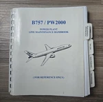 Boeing B757 / PW2000 Line Maintenance Handbook Trouble Shooting Guide Manual. Fixed Price $80.00.