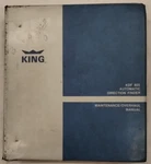 King KDF-805 Automatic Direction Finder Maintenance/overhaul/install.-original. Fixed Price $32.20.