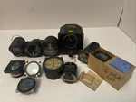 Vintage Aviation Instrument Lot 11PC Sperry Lear Cessna Gauges Airspeed Compass. Fixed Price $175.00.