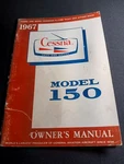 Cessna 1967 Model 150 Owners Manual Original Pilot Handbook Guide Vtg Rare. Fixed Price $19.99.