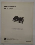 Narco Avionics Mp 11, Tso'd Maintenance Manual 03738-0600- Original. Fixed Price $17.25.