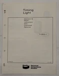 Bendix Timing Light Operation & Repair Instructions With Illustrated Parts List. Fixed Price $11.50.