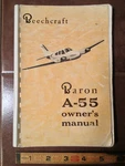 Beechcraft Baron, Model A55 Owner's Manual. Fixed Price $105.34.