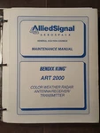 Bendix/king Art 2000 Radar Maintenance Manual. Fixed Price $192.02.