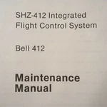 Sperry SHZ-412 Flight Control Bell Maintenance Manual. Fixed Price $559.22.