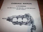 Lycoming GO-480-D Series, GO-480-CIB6 And GSO-480 Overhaul Manual. Fixed Price $91.06.