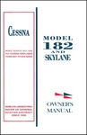 Cessna Skylane Airplane Information Owner's Manual (poh) - 182P 1974. Fixed Price $65.95.