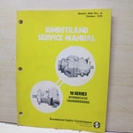 Sundstrand 18 Series Hydrostatic Transmission Service Manual Repair Guide Shop. Fixed Price $17.50.