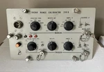 Vintage Radar Range Calibrator Test Set Model 210D Face Plate Part. Fixed Price $25.00.
